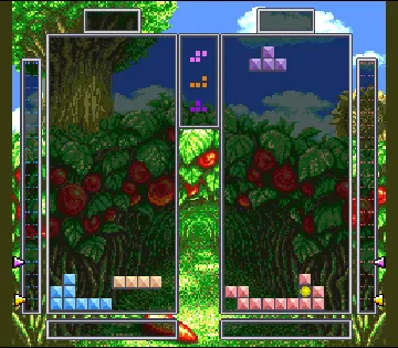 Tetris Battle Gaiden (Japan) screen shot game playing